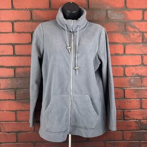Denim & Co Woman's XS Grey Zip Up Sweater – Casual,‎ Cozy, Everyday